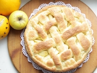 Мамам на заметку: Творожный яблочный пирог с ноткой апельсина