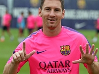 Лионель Месси впервые показал младшего сына