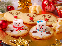 Новогоднее печенье Тающие снеговики