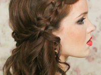 Элегантная прическа на Новый год: Фото-инструкция