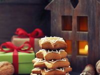 Что приготовить на новогодний стол: Елочка из имбирного печенья