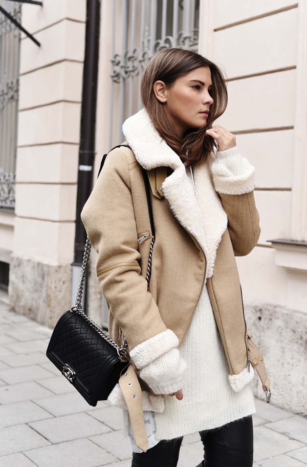 Не играй с морозом: Стильные образы в дубленках