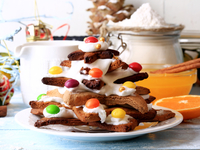 Новогодние елочки из печенья