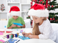 Новогодние поделки 2016: Гирлянда из бумажных звезд