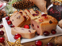 Блюда на Новый год: Паштет с клюквой