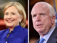 Хиллари Клинтон рассказала, как пила водку с Джоном Маккейном