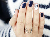 Лютая зима: Яркие идеи для зимнего маникюра