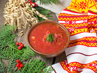 Что готовят на Рождество: Рецепт постного борща