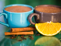 Горячий шоколад с апельсиновым вкусом