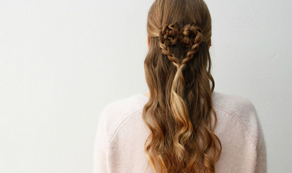 День святого Валентина: Как заплести косу в форме сердца