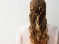 День святого Валентина: Как заплести косу в форме сердца