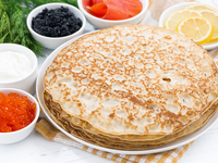 Масленица 2016: Картофельные блины на кефире