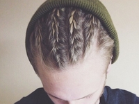 Inatagram хит: мужские прически с косичками