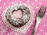 Десерты на День святого Валентина: Капкейки Сердечко