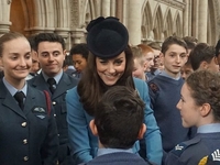 Кейт Миддлтон впервые вышла в свет в роли покровителя воздушных кадетов