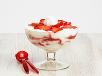 Десерты на День Валентина: Сабайон с ягодами