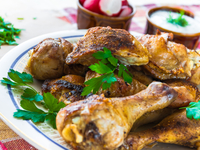 Жареные куриные ножки на сковороде