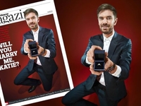 Британец сделал предложение девушке на обложке журнала