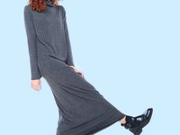 Вещь дня: трикотажное платье макси