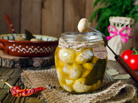 Быстрые маринованные шампиньоны