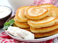 Масленица 2016: Пышные оладьи без яиц