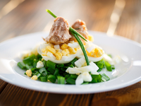 Салат на 8 марта из печени трески