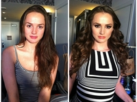 Мастерство визажа: как девушки выглядят до и после макияжа