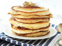 Постные банановые оладьи