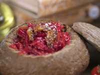 Борщ с килькой