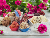 Постные шоколадно-банановые конфеты