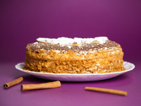 Медовый торт со сметанным кремом