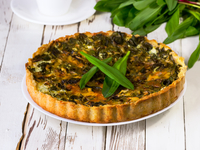 Французский пирог с черемшой