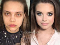 Российский визажист превращает обычных девушек в красоток