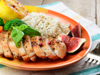 Жареное куриное филе на сковороде