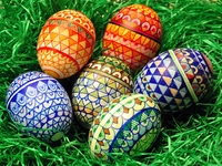 Пасхальные яйца: 20 идей с орнаментом