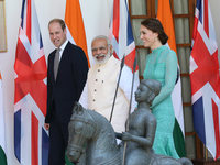 Принц Уильям и Кейт Миддлтон встретились с премьер-министром Индии