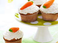 Морковные капкейки на Пасху