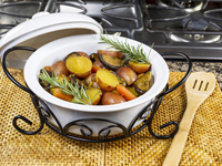 Постное карри с картофелем и грибами