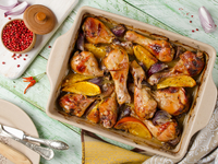 Куриные ножки с апельсинами: три вкусные идеи