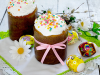 Пасхальный кулич на кефире