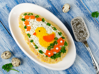 Салат Пасхальное яйцо