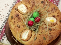 Как приготовить пасхальный каравай