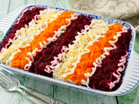 Сельдь под шубой на Пасху