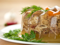 Пасхальный холодец из курицы