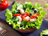 Греческий салат с брынзой