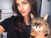 Ирина Шейк блеснула пышной грудью в откровенном платье