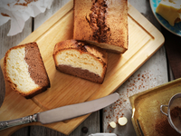 Двухцветный кекс к чаю