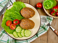 Котлеты с гречкой