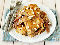 Куриные крылышки в арахисовом соусе