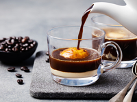 Аффогато с шоколадом